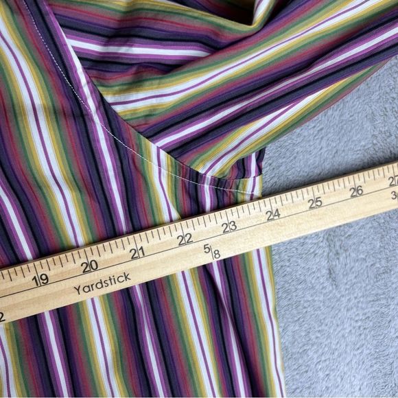 Etro Milano Shirt Mens 44 Colorful Button Down Striped dress shirt Cotton Italy - Picture 5 of 6